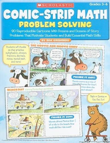 Comic-Strip Math: Problem Solving: 80 Reproducible Cartoons With Doz - VERY GOOD