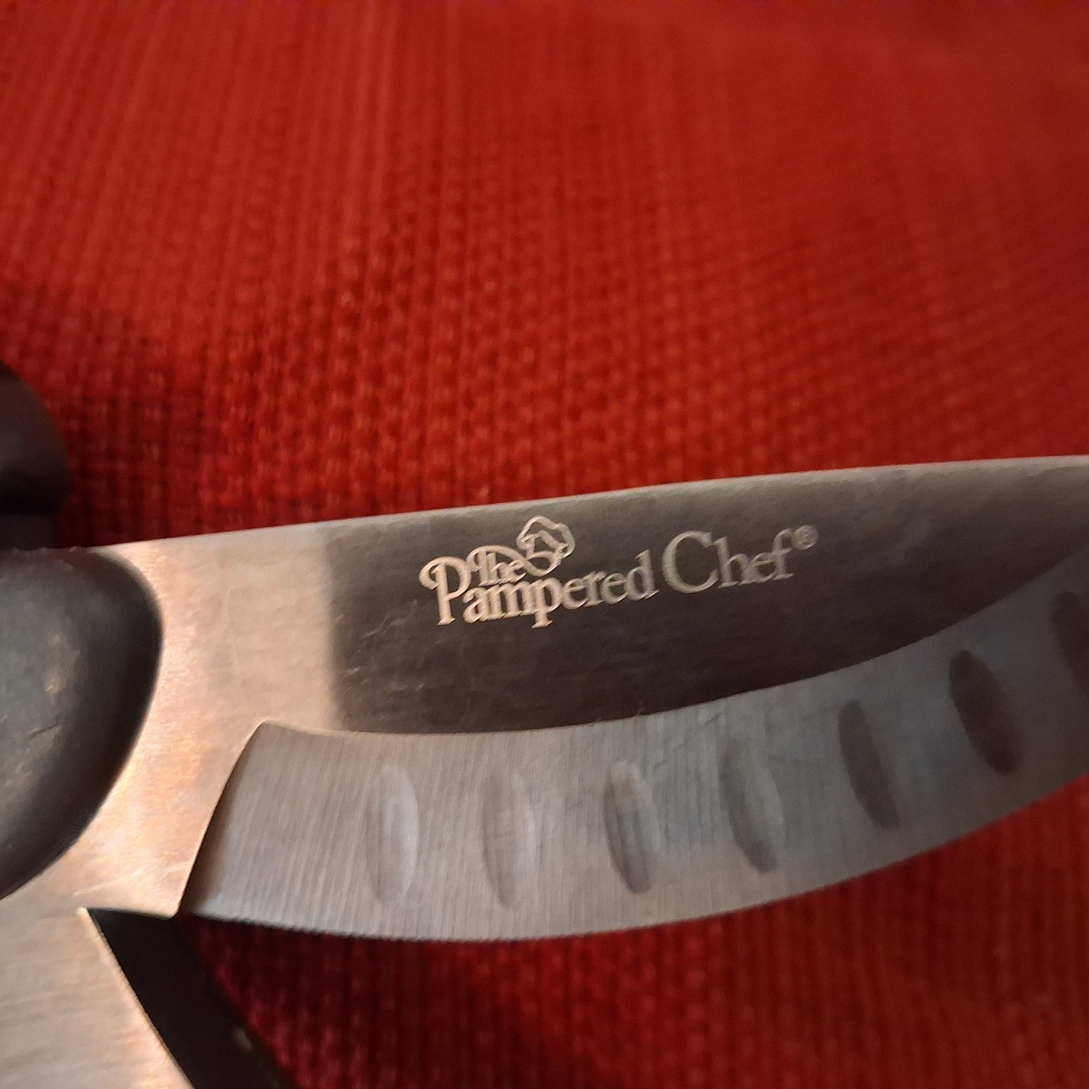 Pampered Chef Double Blade Salad Herb Vegetable Shears Scizzors