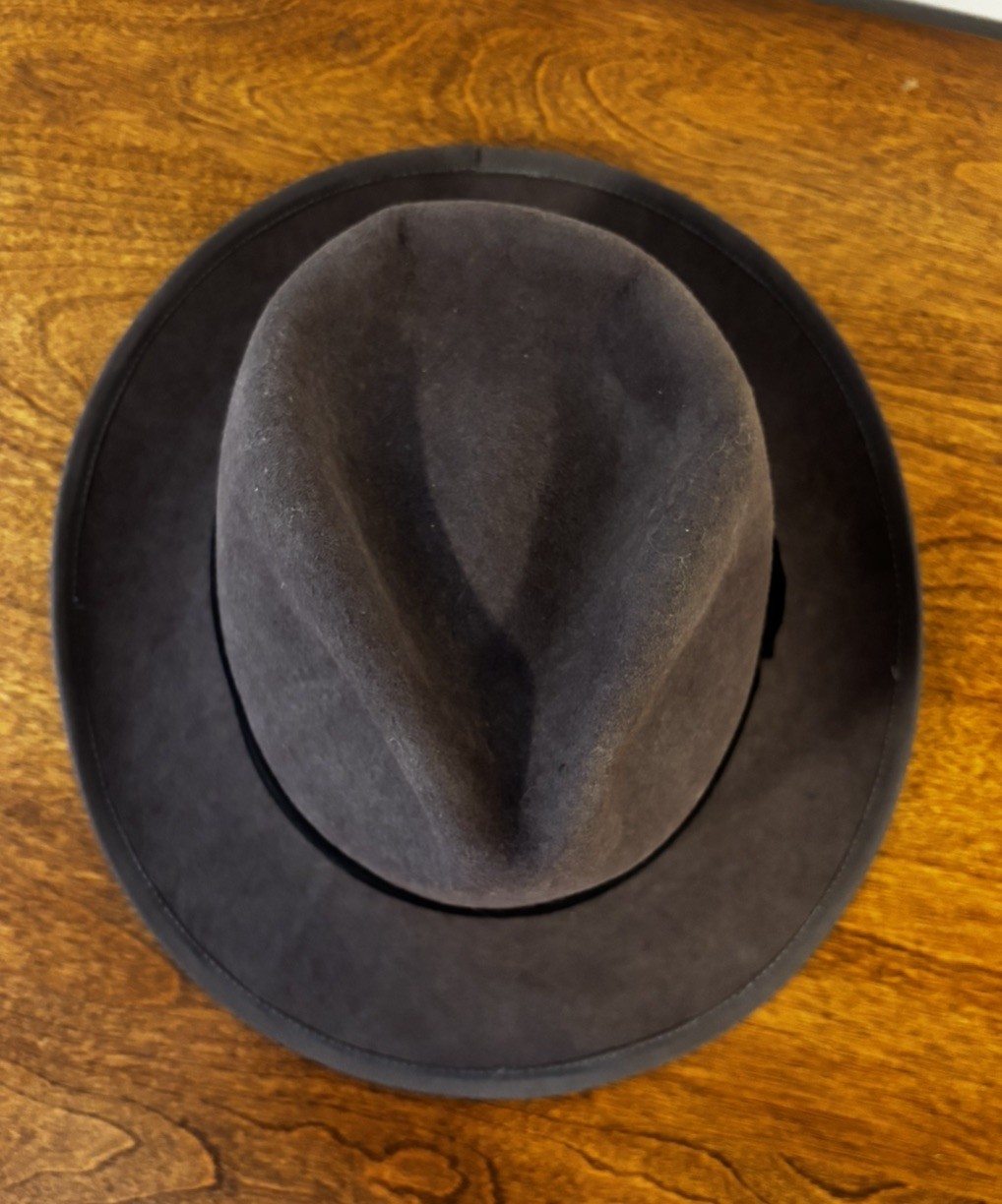 Hat Dorfman Pacific Scala Classico 100% Wool Felt Hat, gray, Size Medium