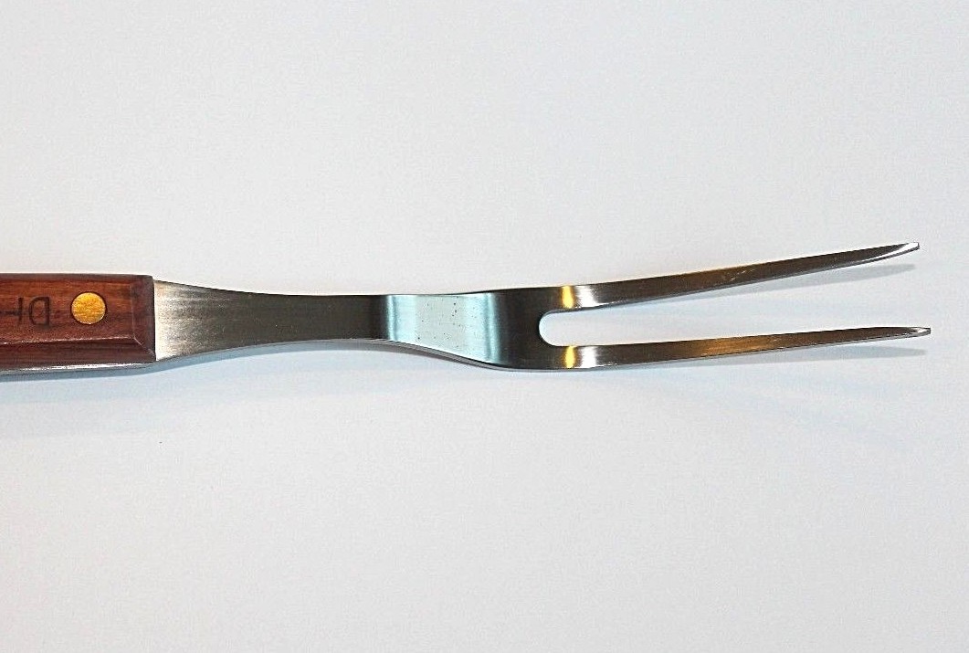 10.5" Carving/ Meat Fork With Wood Handle
