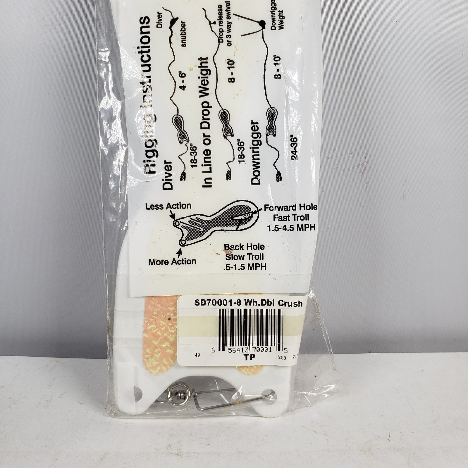 Dreamweaver Spindoctor Flasher White Double Crush 8"