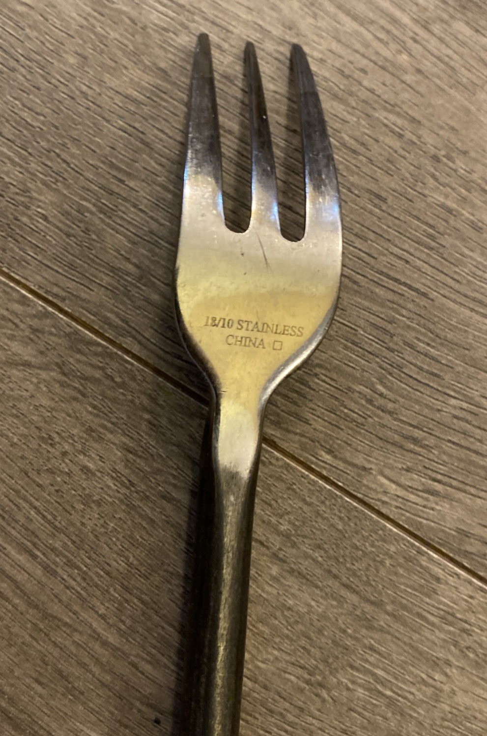 12/10 Stainless Steel Dinner Fork 7x1” Heavy EUC (Mini Box 5)