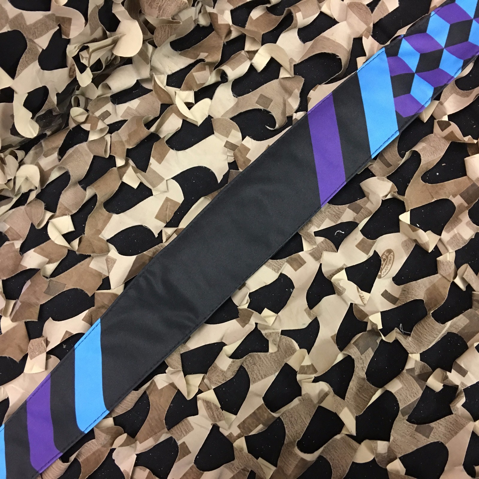 New HK Army Paintball Padded Tying Headband - Dart Purple