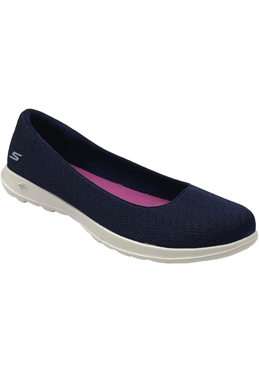 Skechers GOwalk Lite Washable Knit Skimmers Blossom Navy