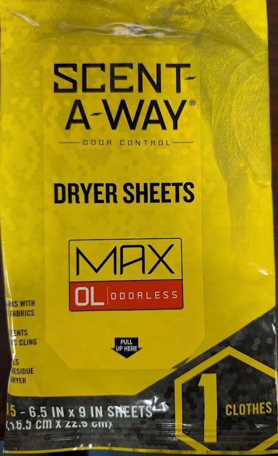 Hunter Specialties Odorless Dryer Sheets - Fresh Earth - 15pk - HS-SAW-07708