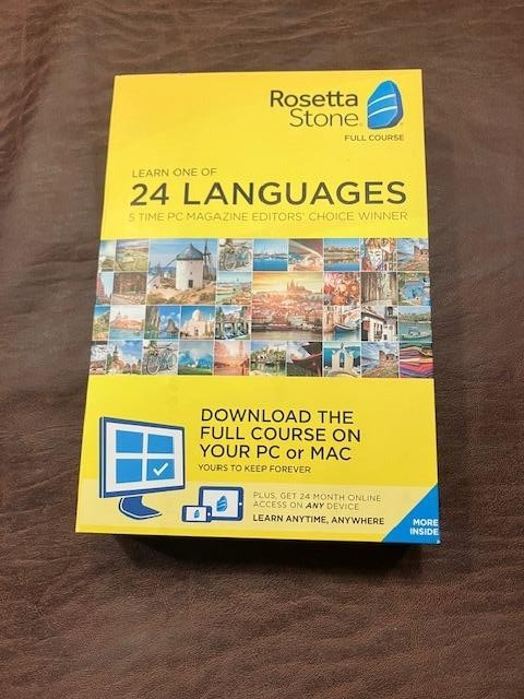 Rosetta Stone 24-month subscription Learn one of 24 languages (2017) unopened