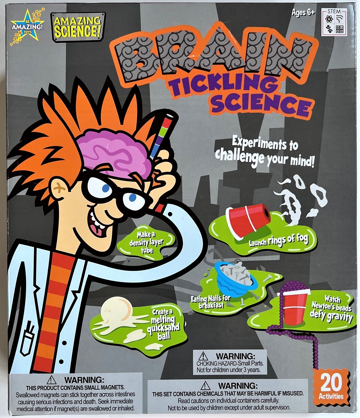 Be Amazing Brain Tickling Science Kit BRAND NEW