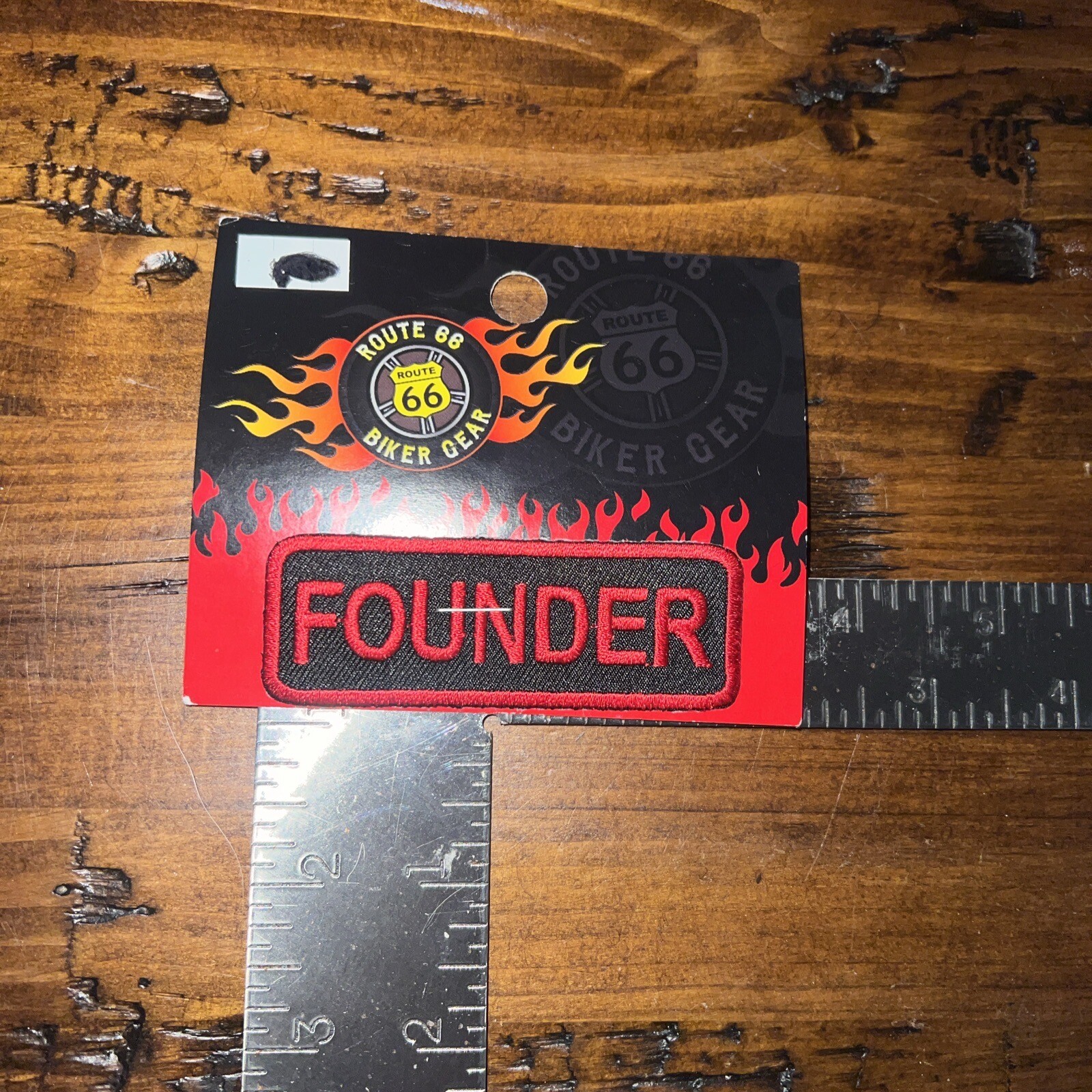Founder Black & Red 3” Officer Patch