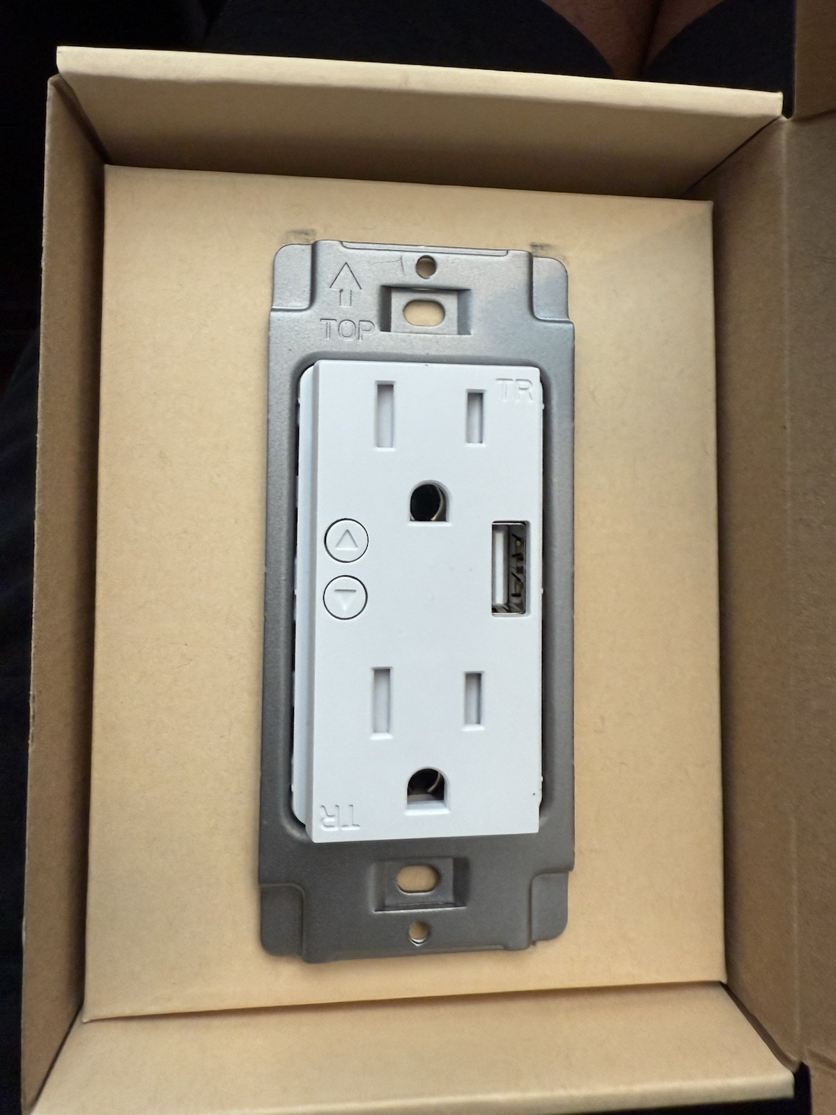 BN-Link Smart Wi-Fi In-Wall Outlet Plug 2 Independently Controlled Sockets