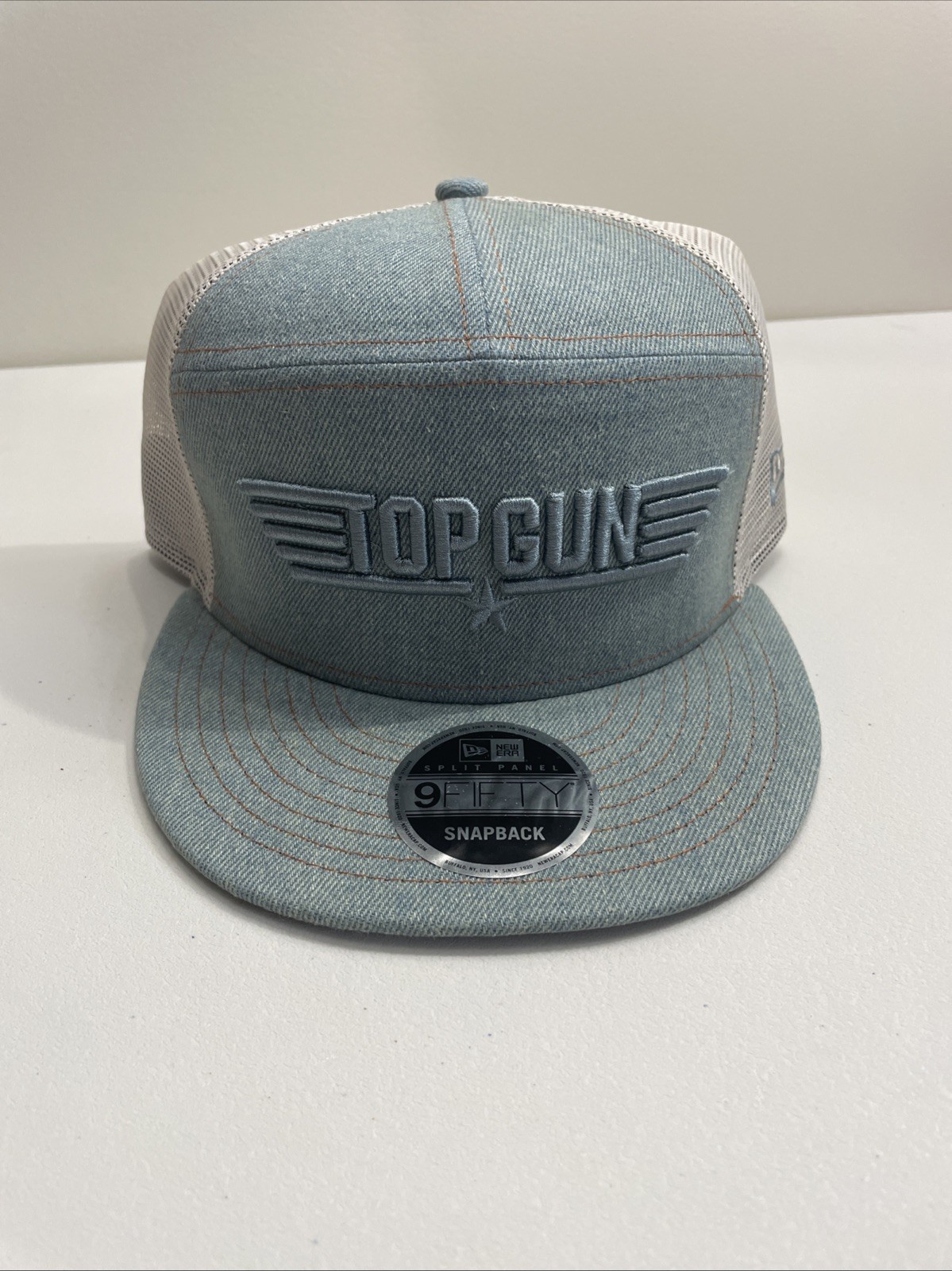 Top Gun New Era Denim 9FIFTY Snapback Hat - Denim Free Shipping New