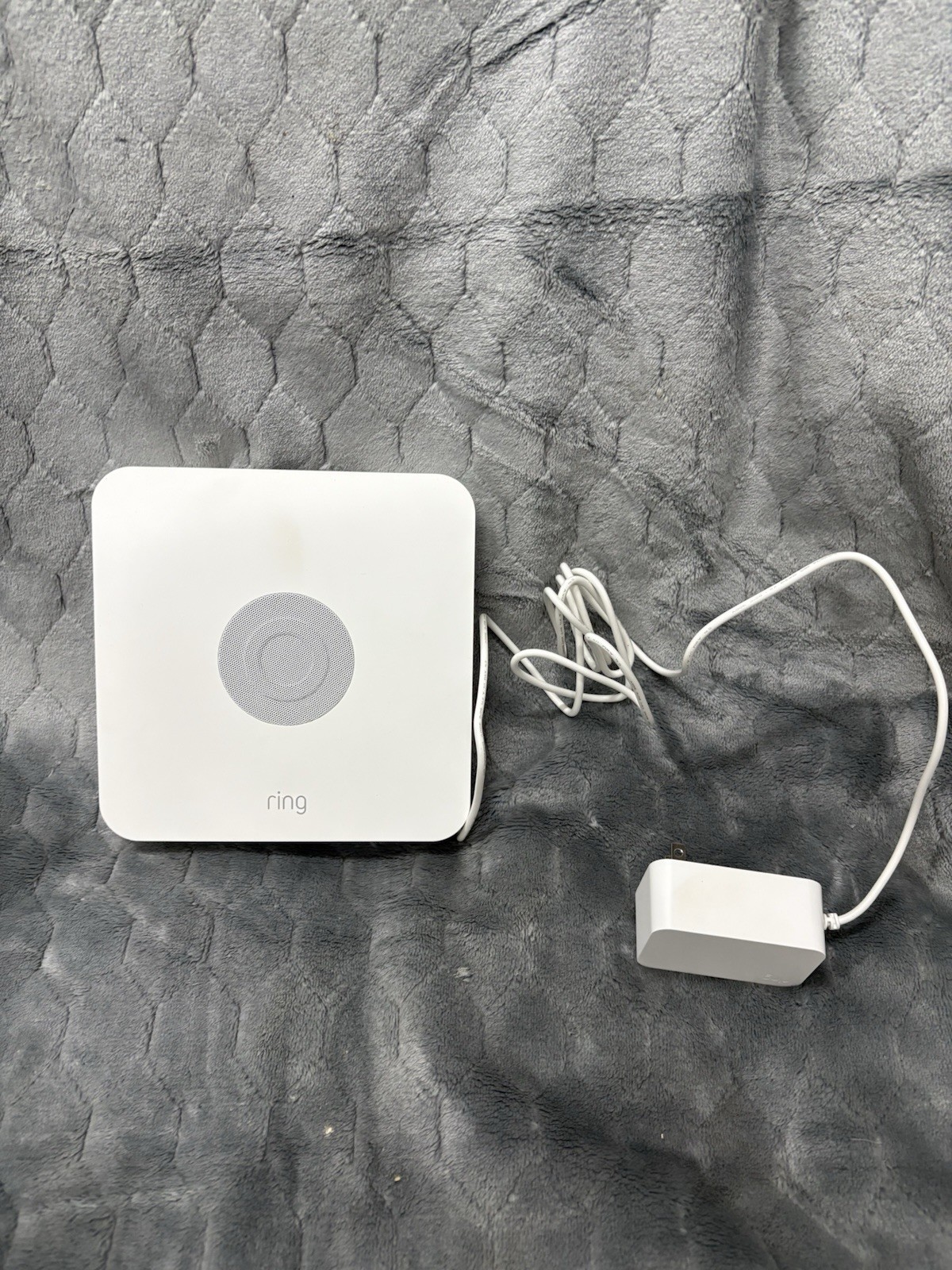 Ring Alarm Base Station 2nd Gen White w/ Power Adapter, Alexa Compatible, Z-Wave