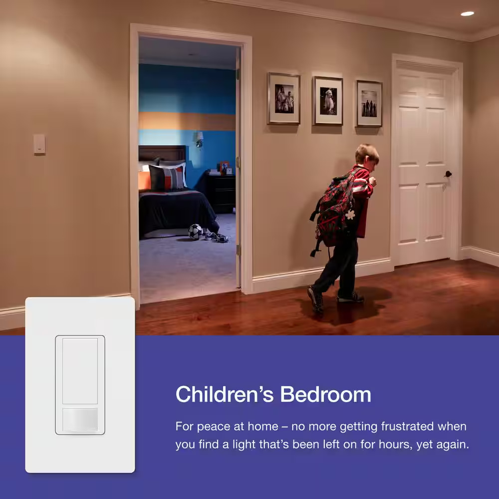 Maestro Motion Sensor Switch, 2 Amp/Single-Pole, White (MS-OPS2-WH-2) (2-Pack)