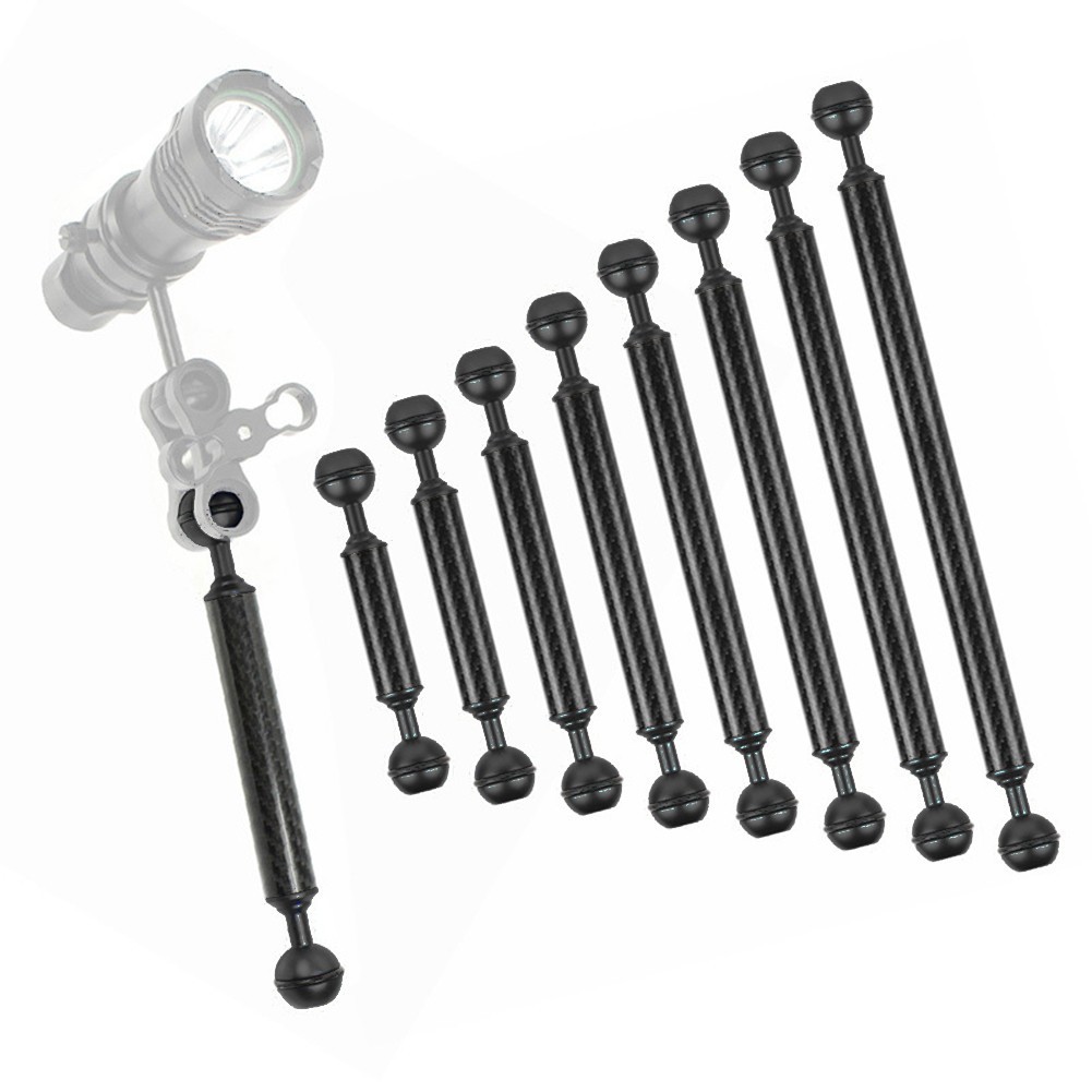 Dual Ball Buoyancy Rod for Action Cameras and Photographic Accessories