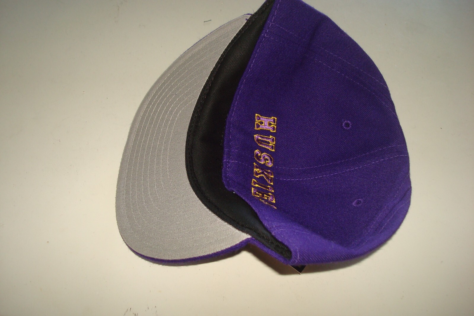 WASHINGTON HUSIKES CLASSIC 80S FITTED SZ 7 3/4 HAT CAP VINTAGE