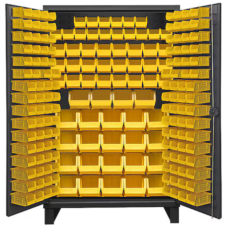 Durham Mfg Hdc48-192-95 Super Duty Bin Cabinet, 48 In W, 78 In H, 24" D, 192