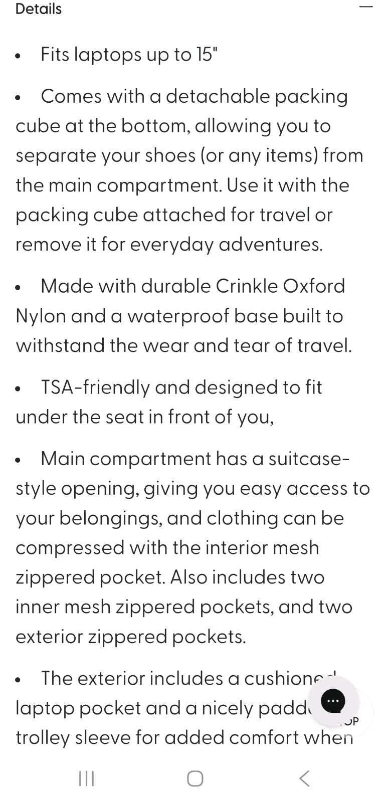 Biaggi Carry Cube Backpack Black