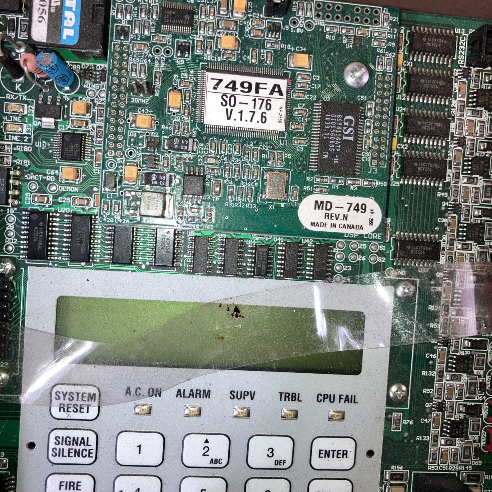 Mircom FA-300 Fire Alarm Sub Assembly