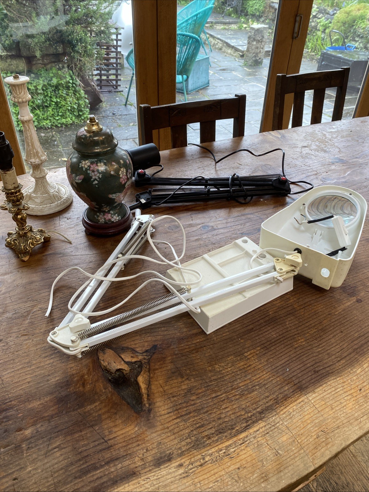 5 Vintage Lamps 2 Anglepoise Etc For Re Wire