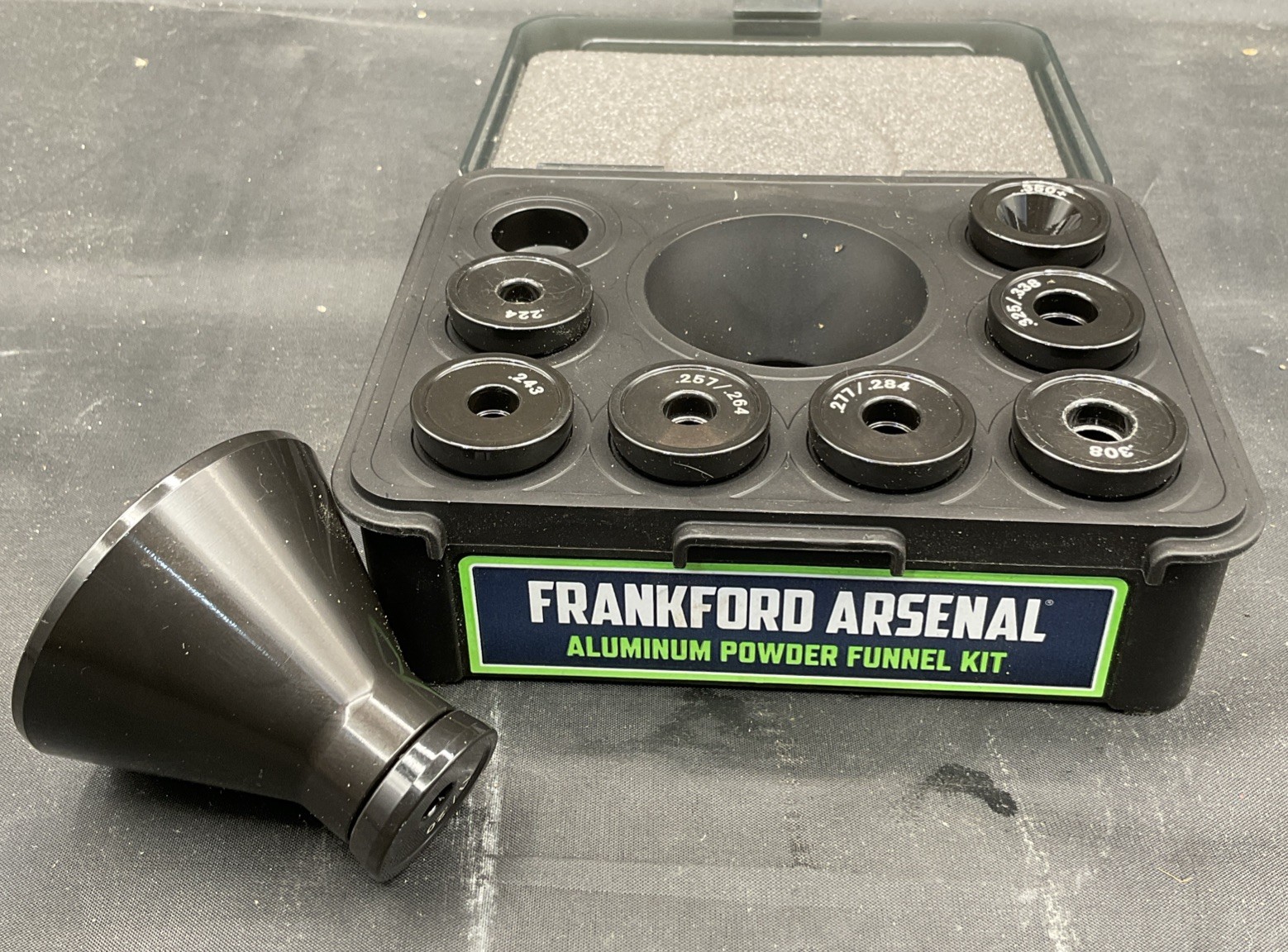 Frankford Arsenal 1136021 Powder Funnel Kit Multi-Caliber Aluminum