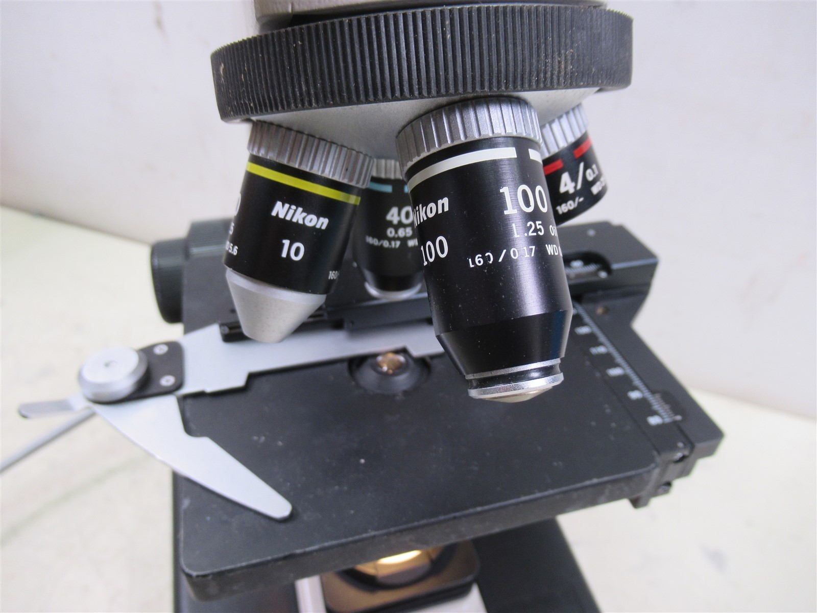 Nikon Alphaphot 2 YS2 Binocular Microscope 4 Objectives 2 Eyepieces Lab Medical