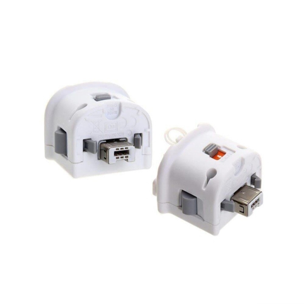 2 Pack Motion Plus Adapter w/ Silicone Sleeve for Nintendo Wii Remote Controller