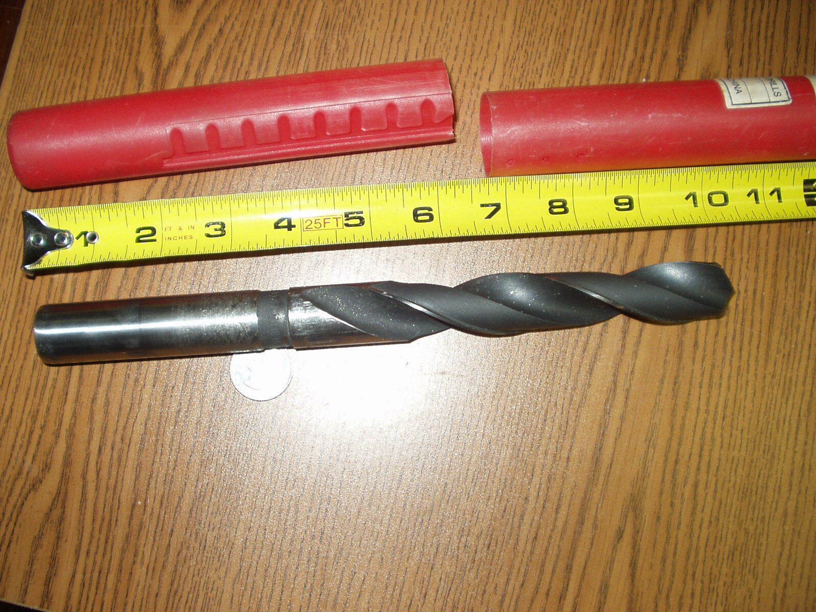 USA 29/32" Straight Shank HSS Drill 29/32" x 10" OAL