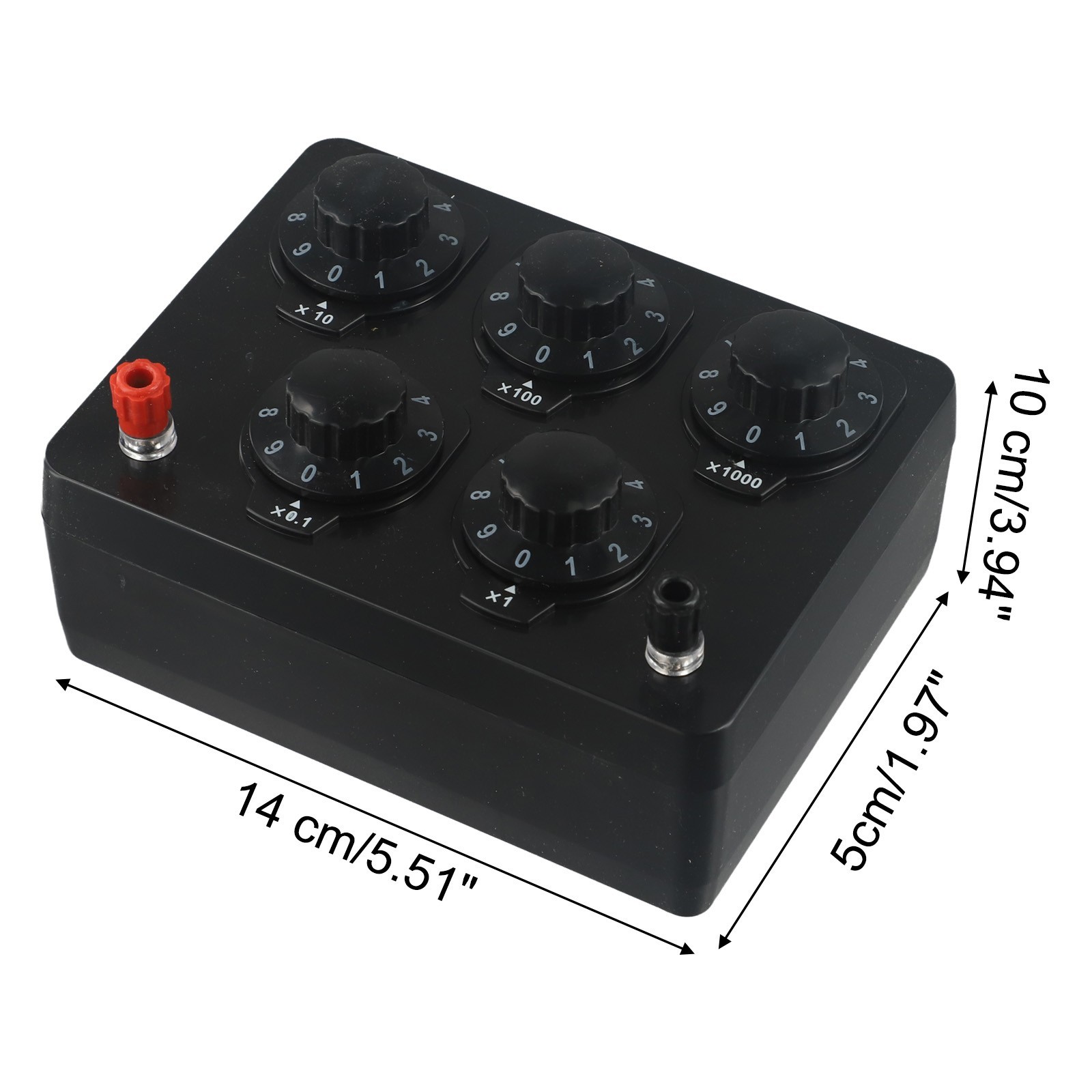 Resistance Box 5 Switchable Ranges Decade Boxes Experimental Equipment