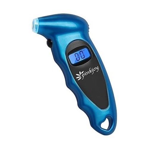 Digital Tire Pressure Gauge 150 PSI, 4 Settings, Tire Gauge Color: Blue 1 Pack