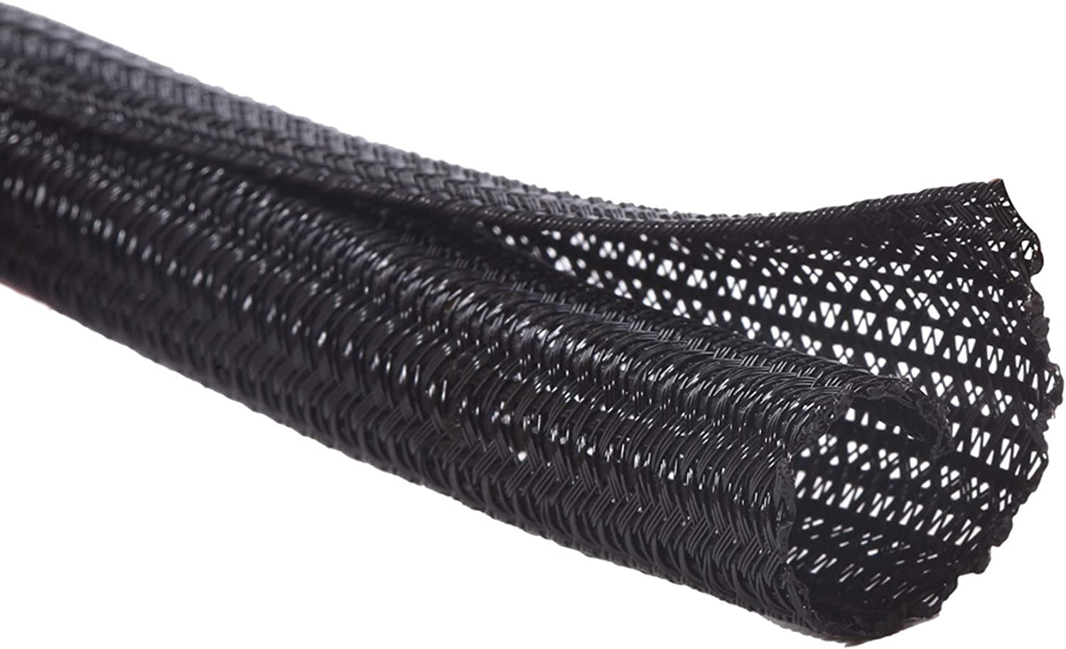 25Ft - 1/4 Inch Cord Protector Wire Loom Tubing Cable Sleeve Split Sleeving for