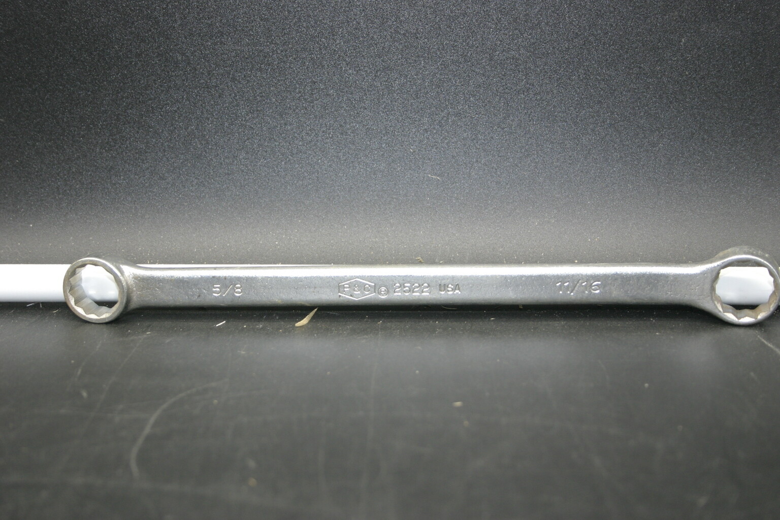 P & C 2522 SAE  5/8" X 11/16" Double Box End Wrench 12 Point Made in USA NEW NOS