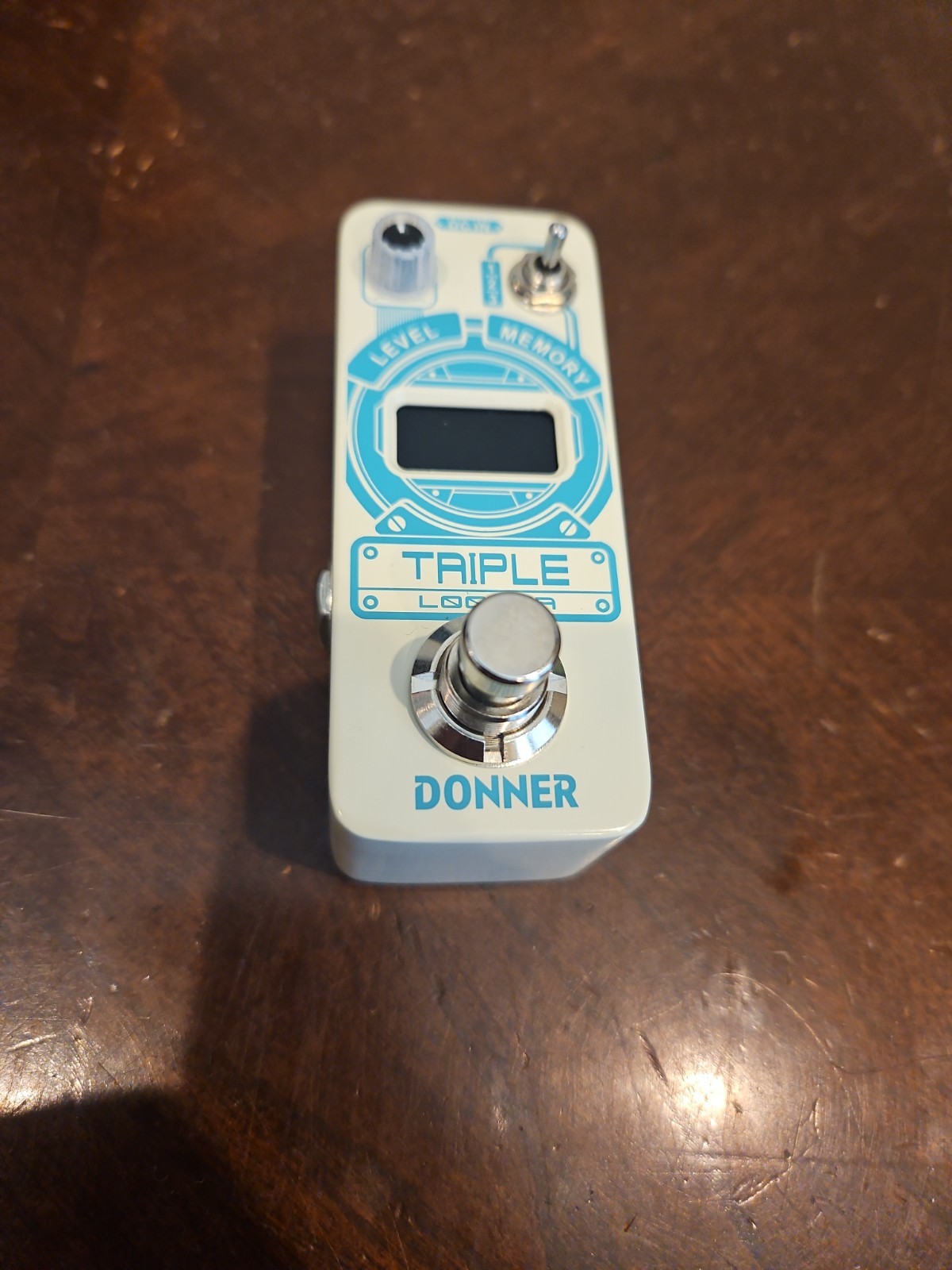 Donner Triple Looper Guitar Effect Pedal 90 mins Looping Time with Screen 3 Loop