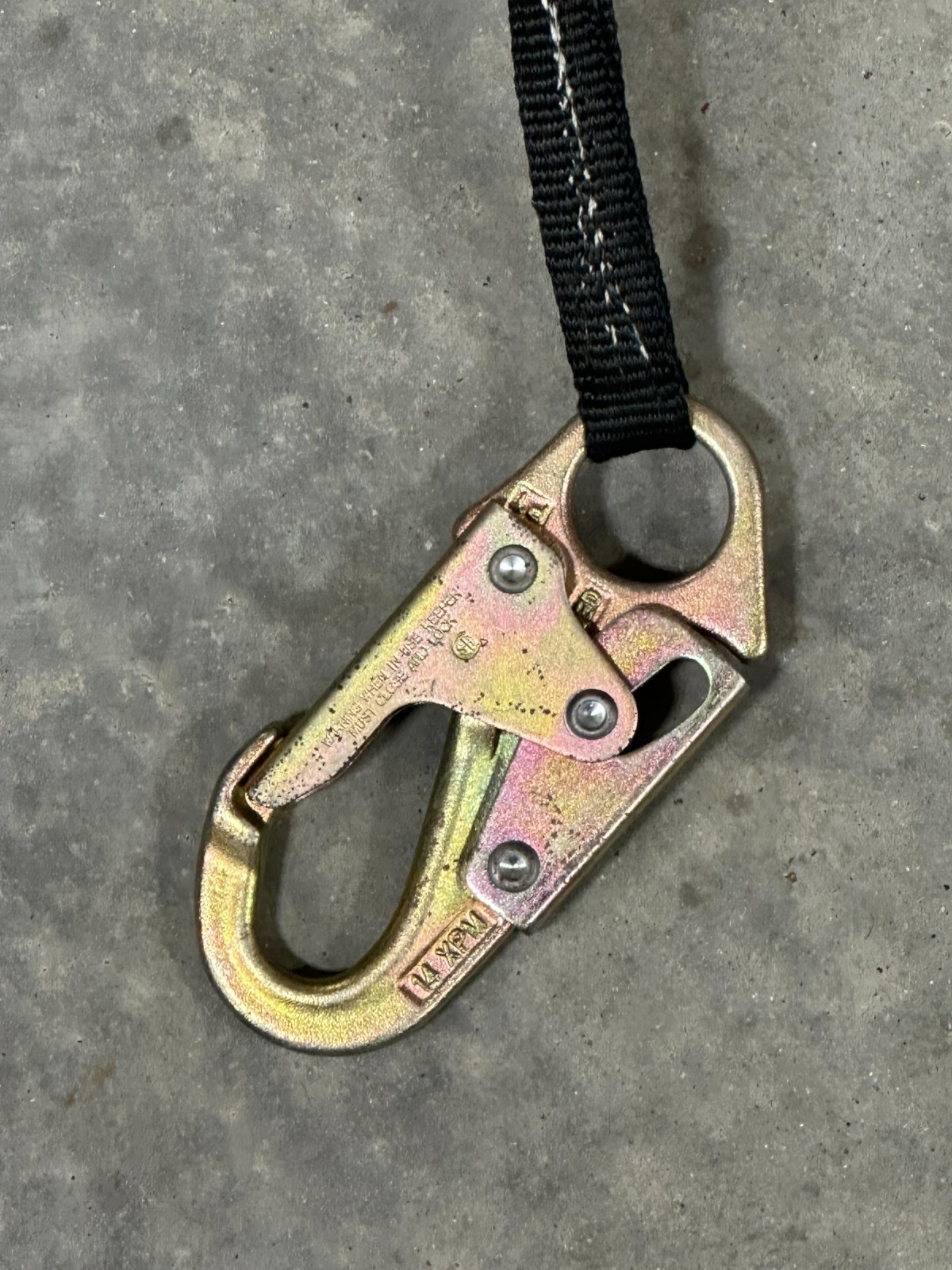 MSA Workman PFL 10093354 Web Personal Fall Limiter 12' Line Length