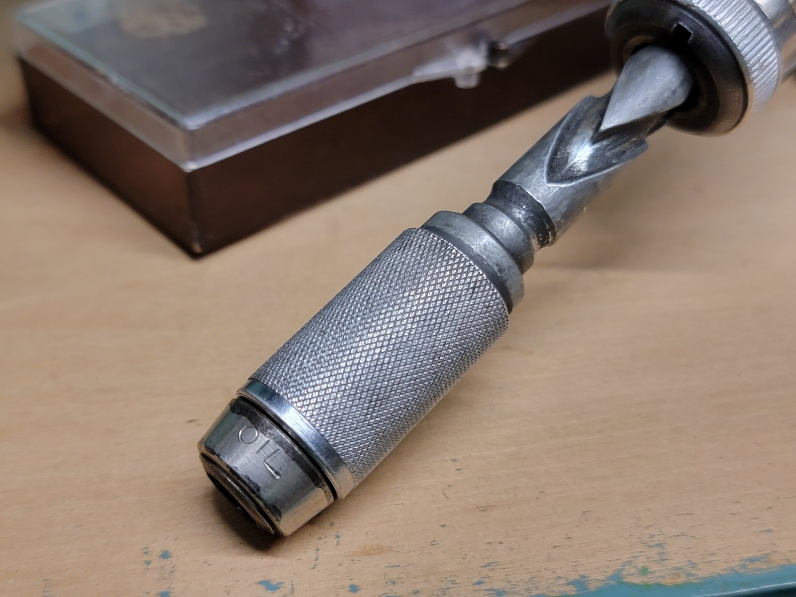 NICE Stanley Yankee 131A Ratchet Spiral Push Drill Screwdriver With 5 Tips/Bits