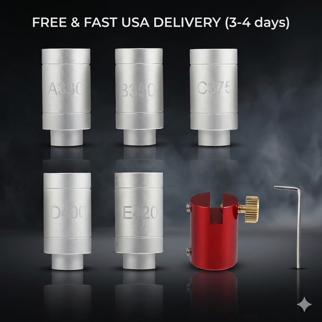 Body with 5 Bushing Set Lock N Load Headspace Gauge Kit with Comparator Base