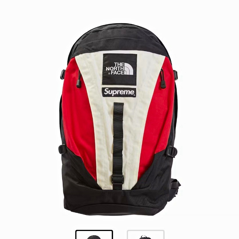 Supreme x The North Face Expedition Backpack Black/Red/White. Perfect condition