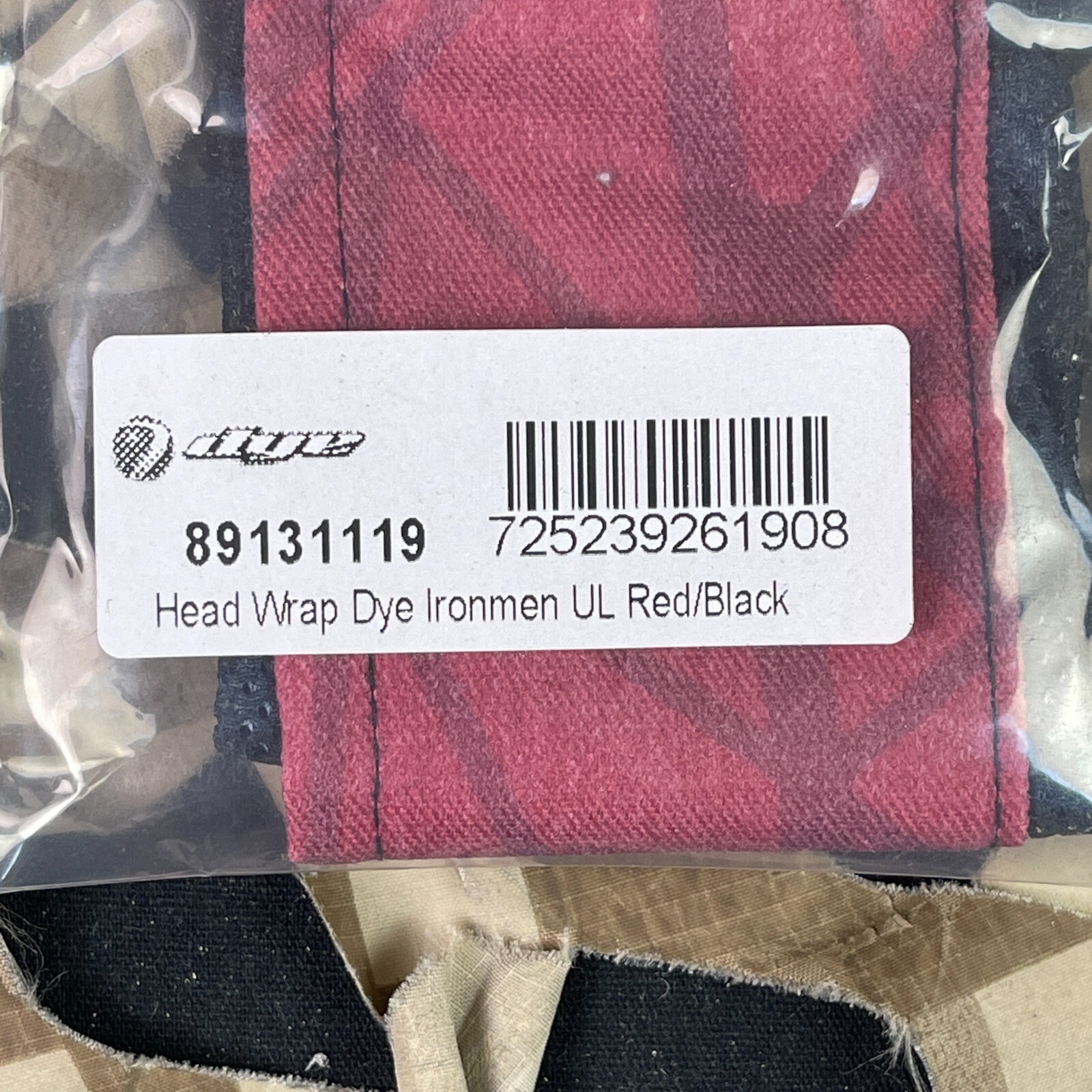 NEW Dye Head Wrap - Ironmen UL Red/Black