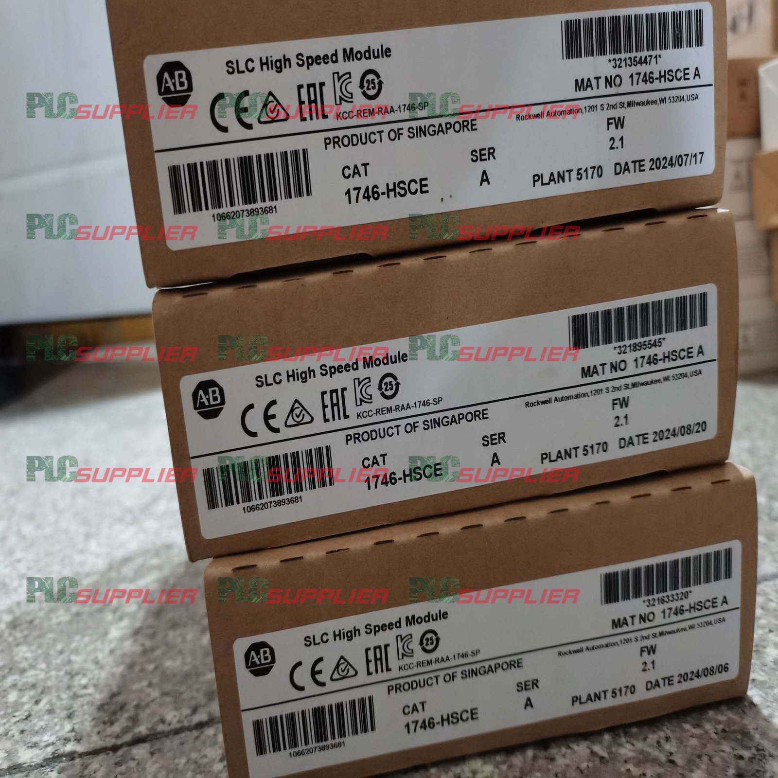 New factory sealed Allen-Bradley 1746-HSCE With 1 Year warranty
