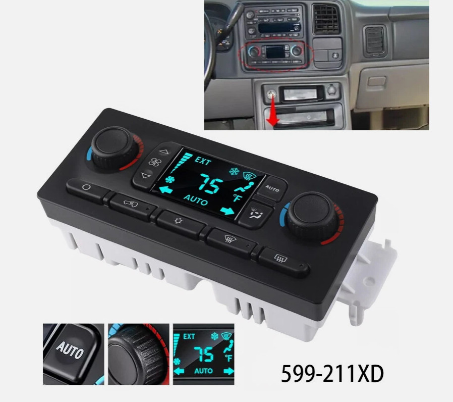 AC Heater Climate Control Module 599-211XD For Chevy GMC Improved Design 03-07🔥