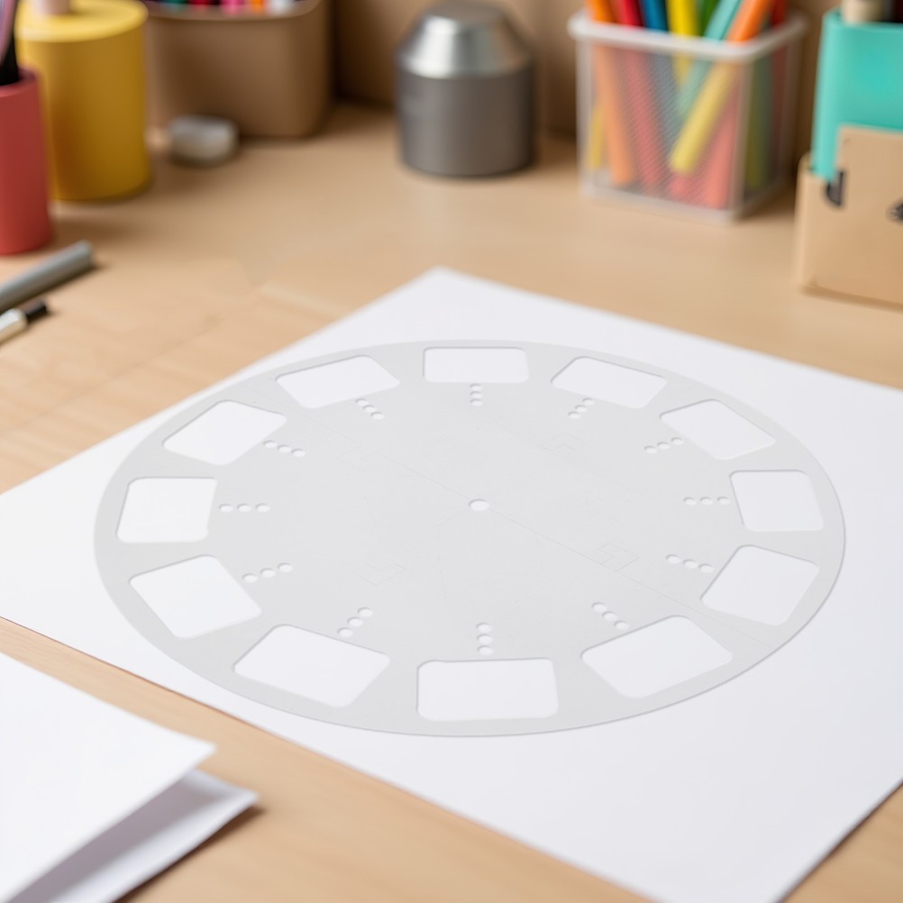 Reusable Acrylic Clock Router Template Accurate DIY Clock Dial Face Stencil