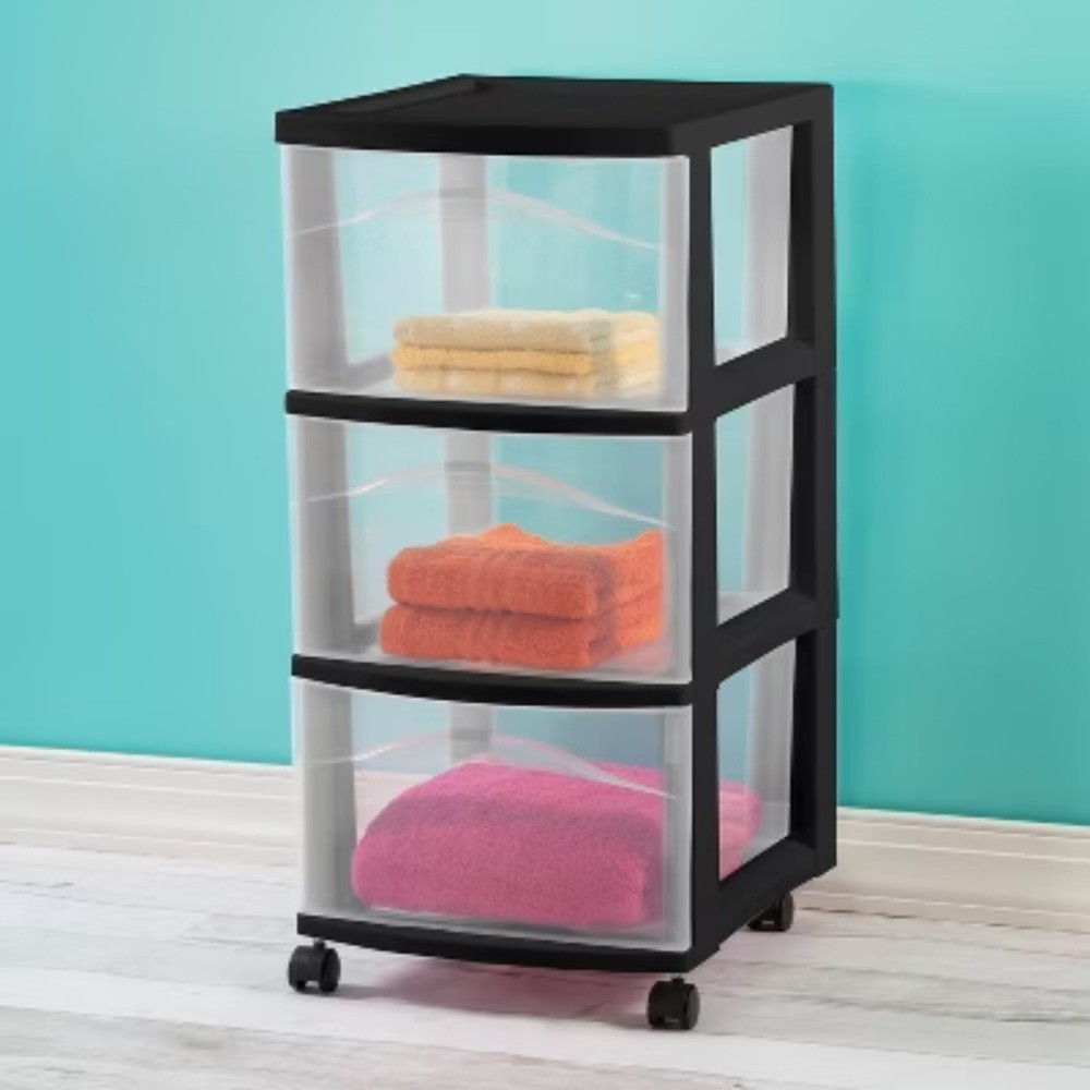 3 Drawer Medium Cart - Multi-purpose storage for lightweight items in any room
