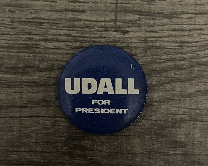 Vintage 1976 Udall For President Campaign Button