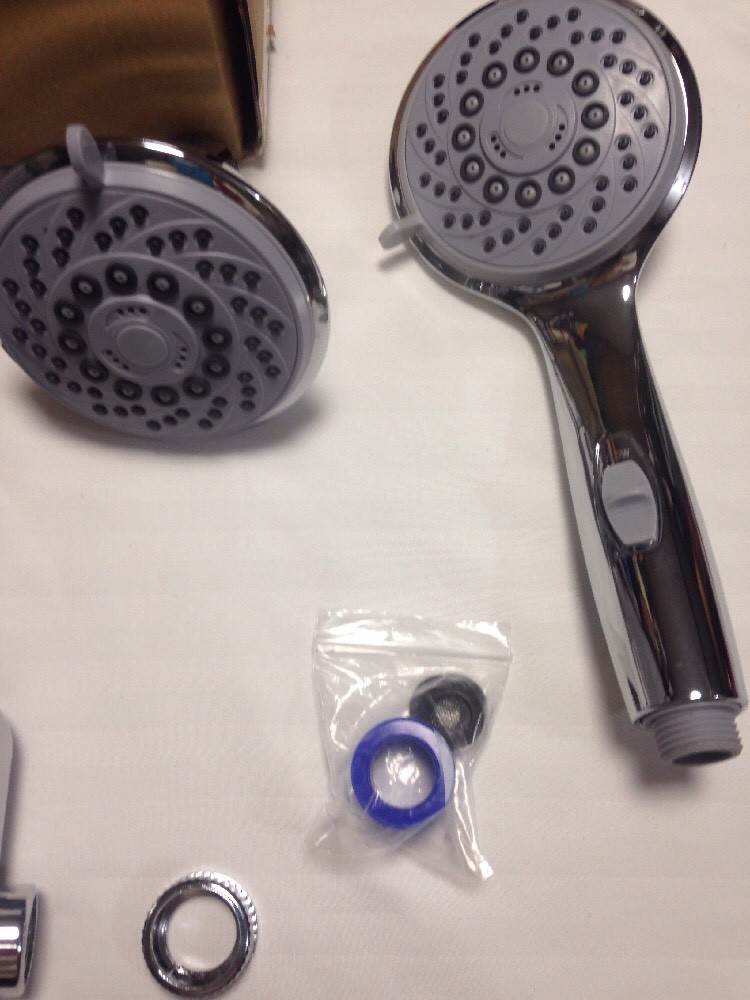Hotel Spa Multiple Setting Ultra Luxury Spiral Three-Way Showerhead Handheld