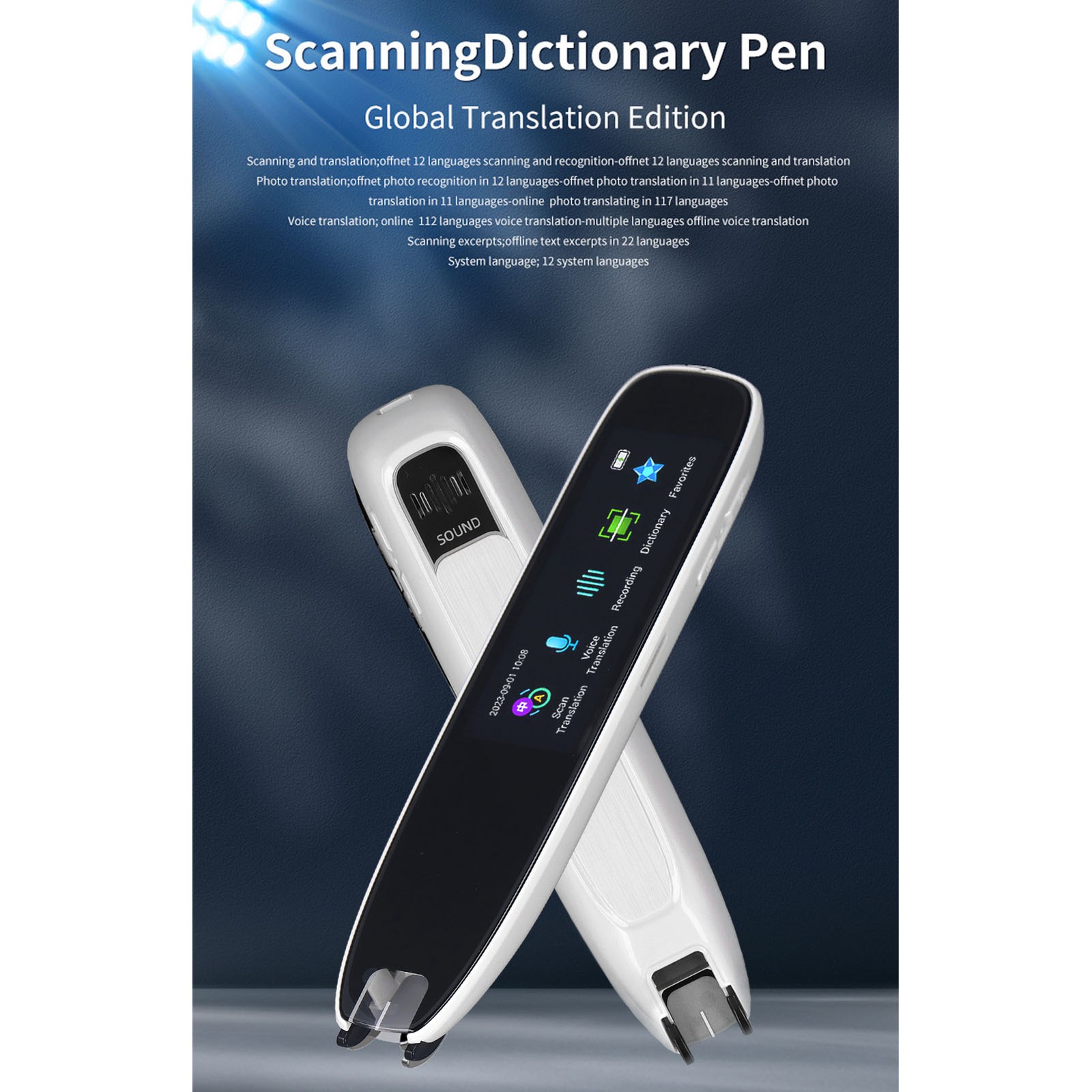 Smart Voice Translator Pen With 13 Languages Support For Communication