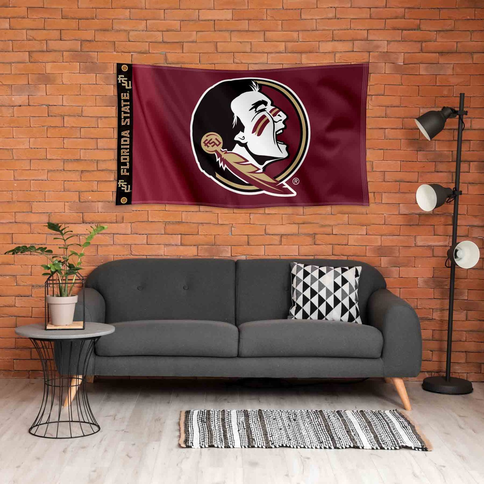 Florida State FSU Noles Printed Header 3x5 Foot Premium Flag