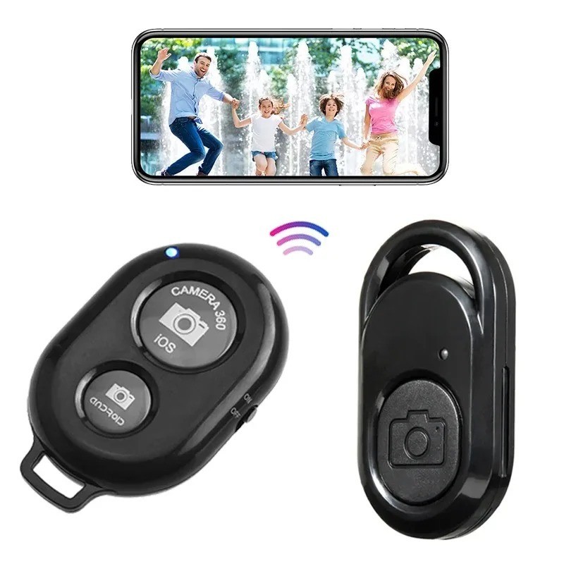 Bluetooth Remote Control Selfie Shutter Phone Camera Wireless US