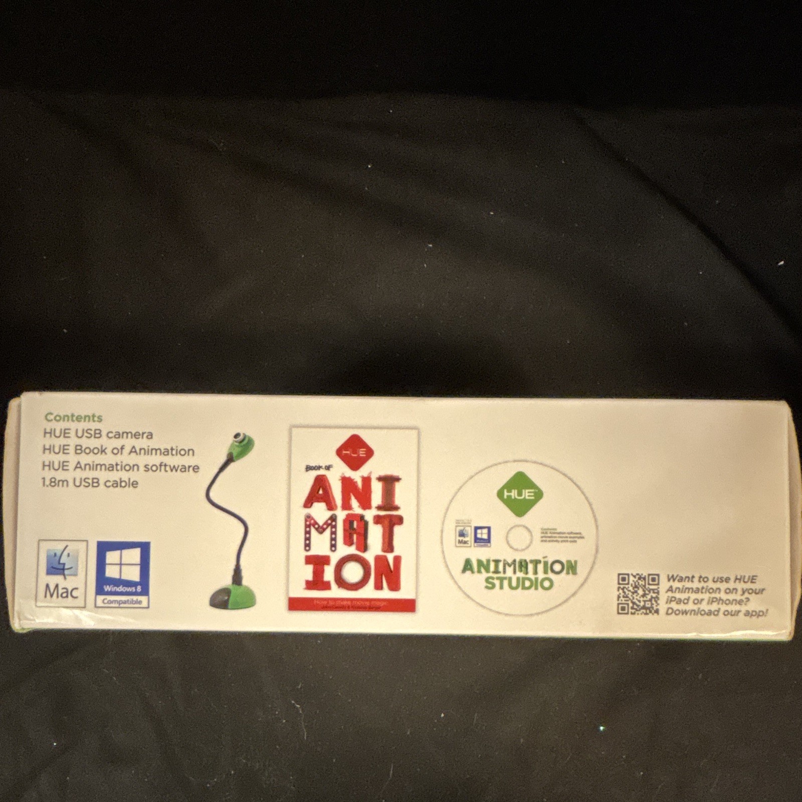 HUE Animation Studio Stop Motion Kit USB 2.0 Webcam Camera w/ Software CD Blue