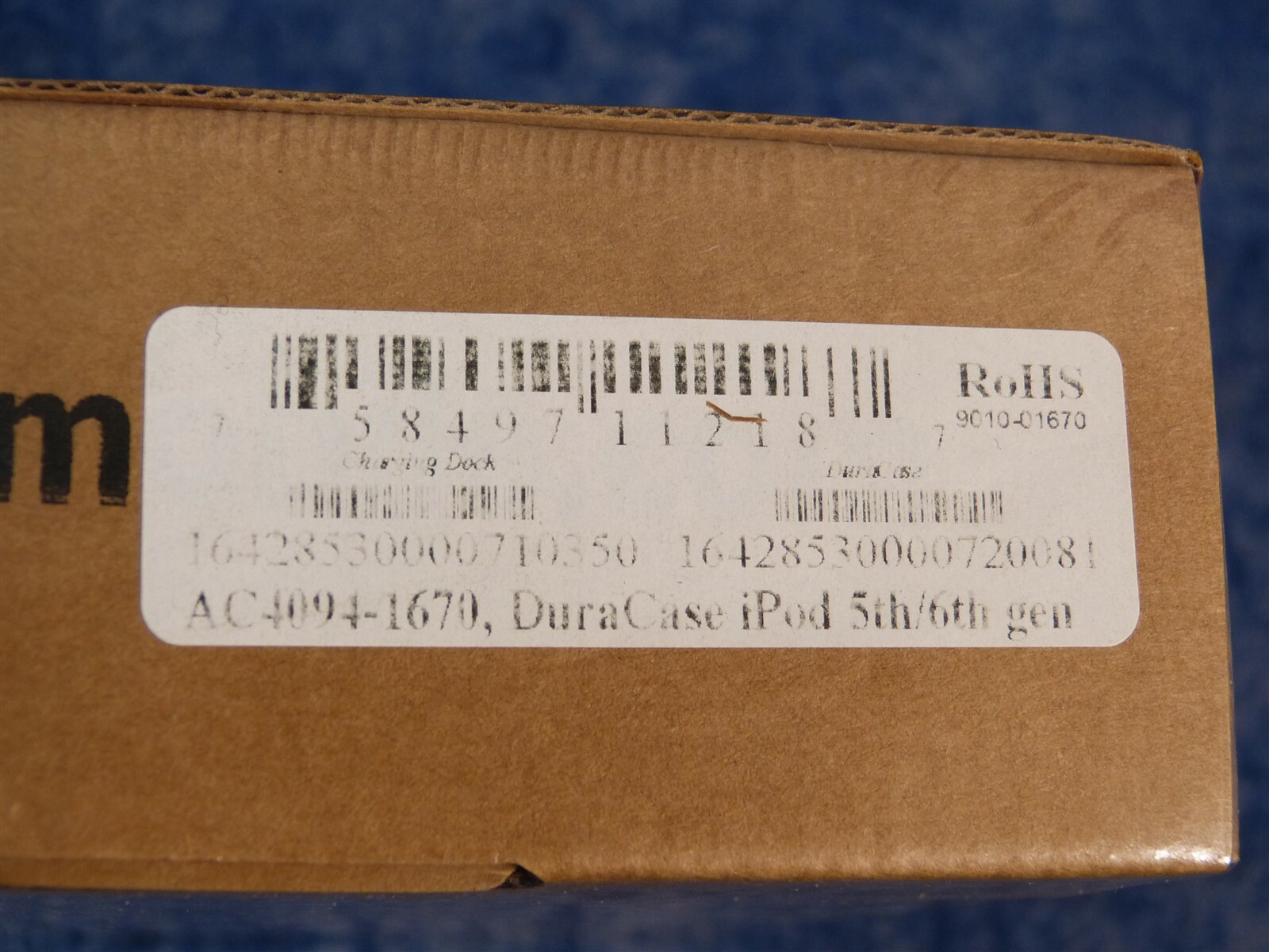 Socket Mobile DuraCase iPod 5th/6th Gen AC4094-1670 G36