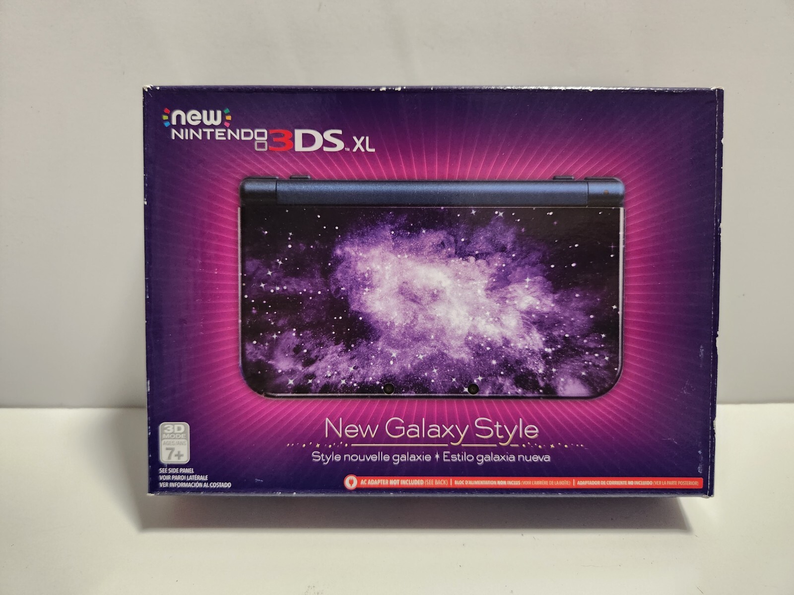 Purple Galaxy  Nintendo 3DS XL Console Box ONLY G2U