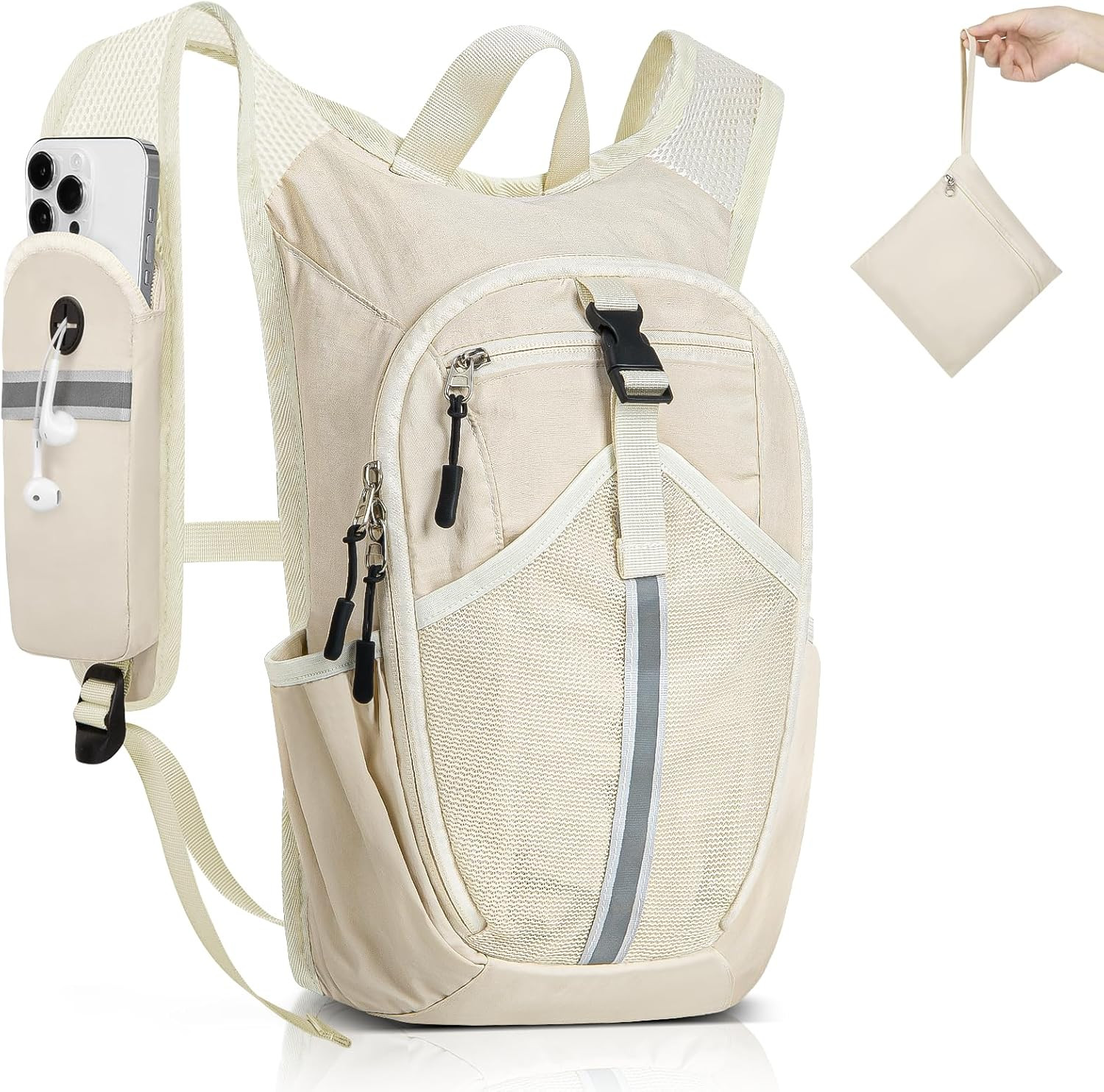Small Hiking Backpack 10L- Lightweight Packable Foldable Backpack for Travel Cam