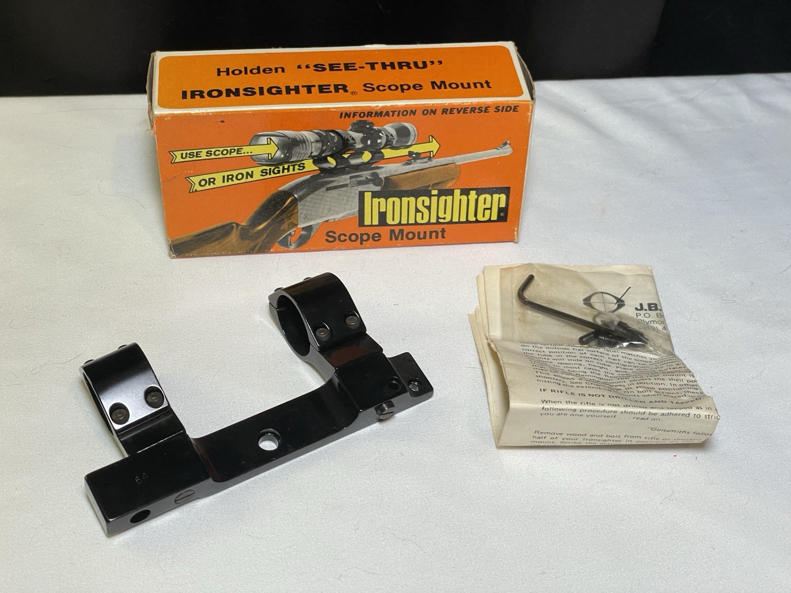 IRONSIGHTER Side Scope Mount Model S-94BB For Winchester Lever 94 BIG BORE